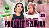 Healthy and Fun Poundfit & Zumba Meriahkan Event MMA Siparacca di Makassar