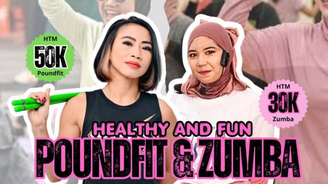 Healthy and Fun Poundfit & Zumba Meriahkan Event MMA Siparacca di Makassar
