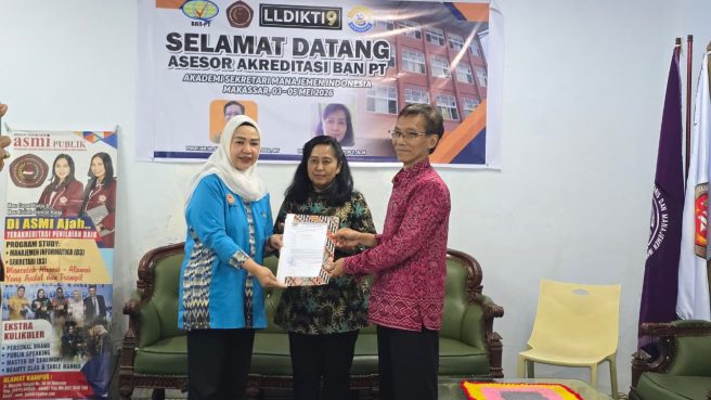 Akreditasi ASMI Publik Makassar, Asesor BAN-PT Puji Kesiapan, Peningkatan Mutu dan Tata Kelola Kampus